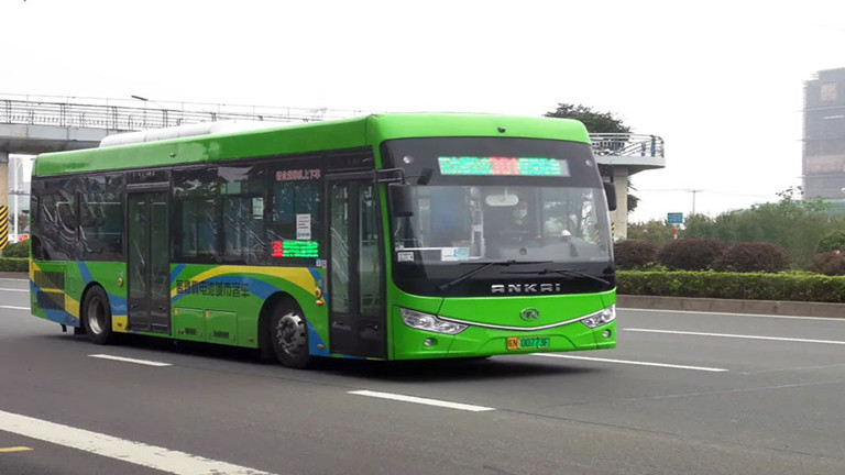 hydrogen fuel cell bus