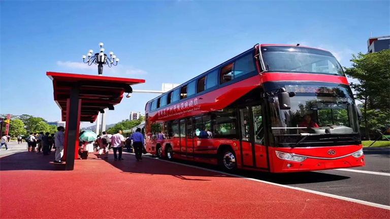 double-decker bus