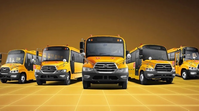 Ankai S6 School Buses Ready to Serve School Children in Coming Autumn