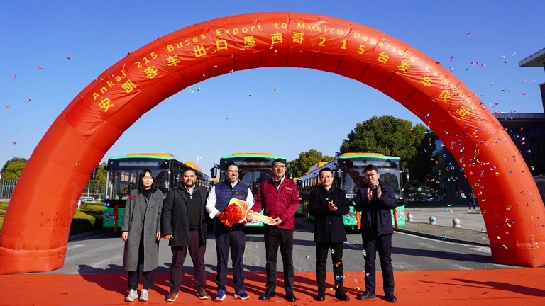 New Year Opens with First Export Success! 215 Ankai Buses Further Expand Mexican Market