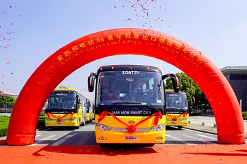 28 Ankai A6 Electric Buses Ushers in A Brand New Era of Commuting Services in Thailand