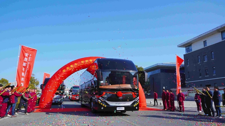 Glorious Moments of Ankai Bus's Global Journey in 2025