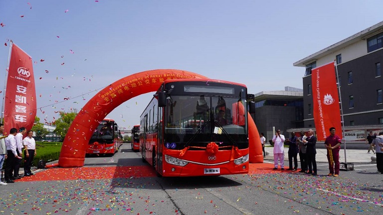 Green Mobility in West Africa! Ankai Pure Electric Buses Delivered in Batches to Nigeria