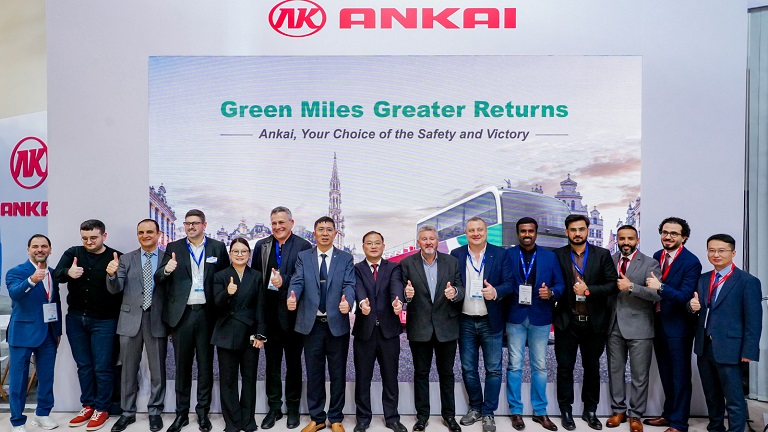 Global Premiere: Embarking on a New Green Journey! Ankai Bus Shines at Busworld Belgium