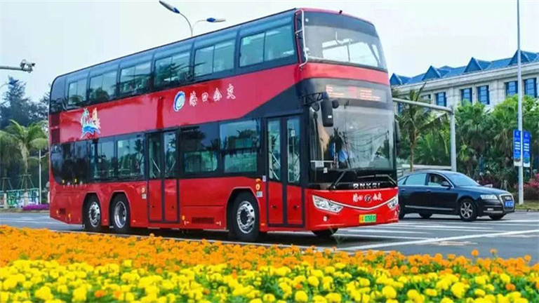Ankai New Energy Buses roll into Hainan