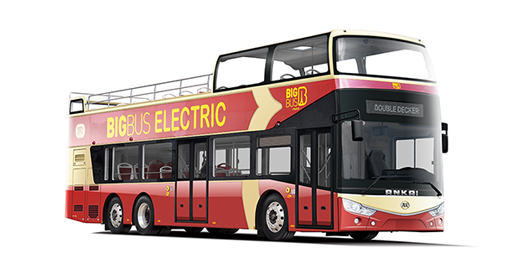 Ankai electric double decker sightseeing bus